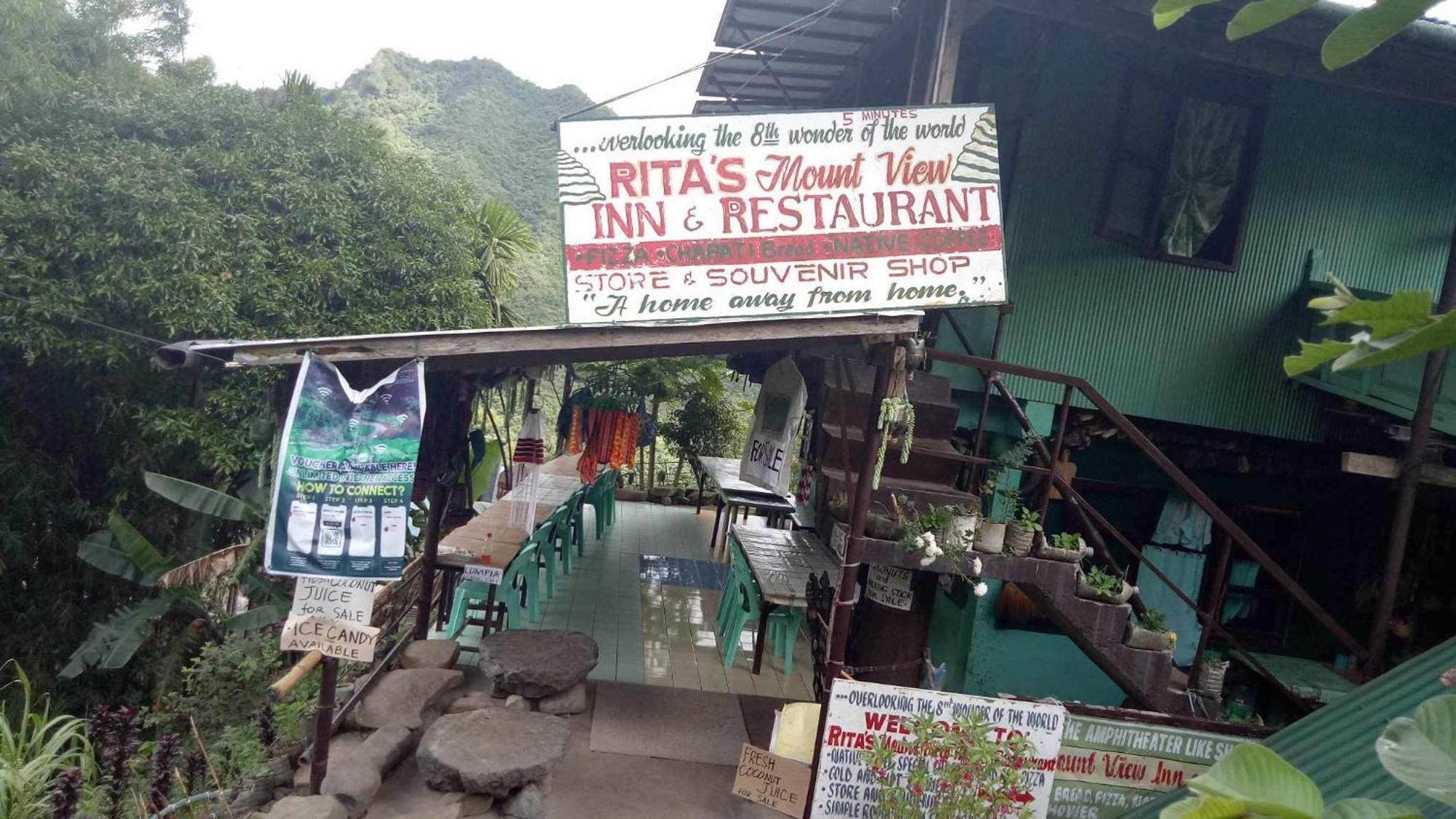 Batad Rita'S Mount View Inn And Restaurant Banaue Exteriör bild